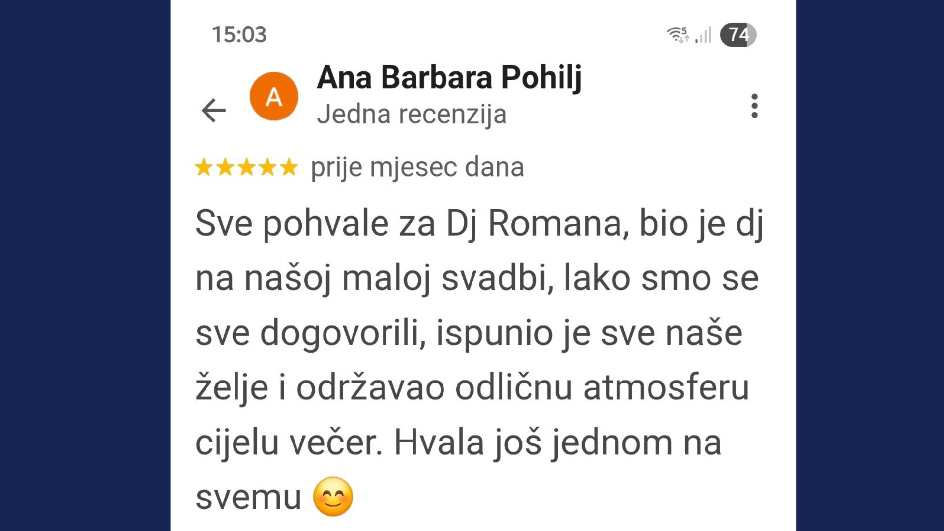 Ana Barbara Pohilj - Svadba