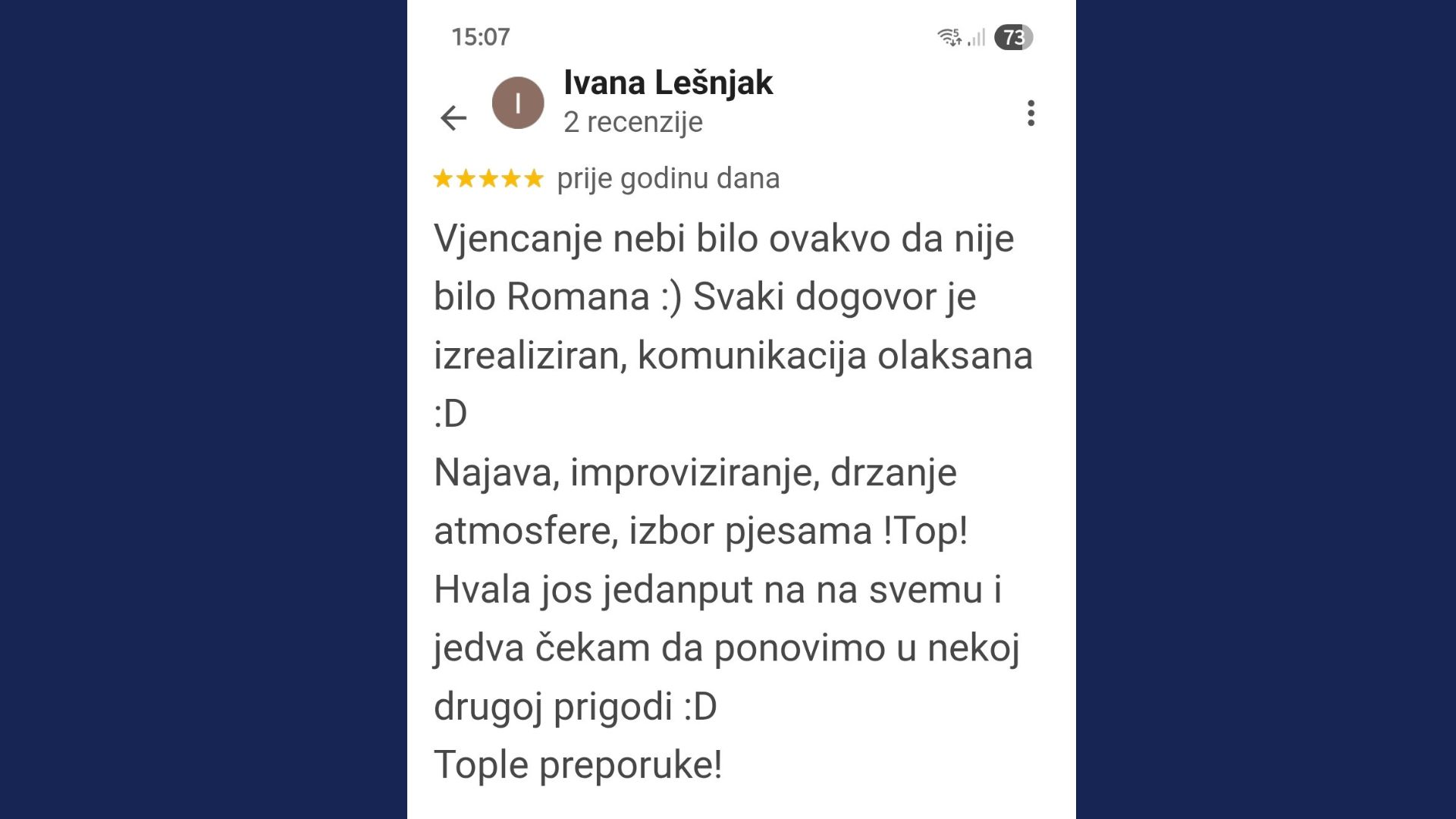 Ivana Lesnjak - Svadba