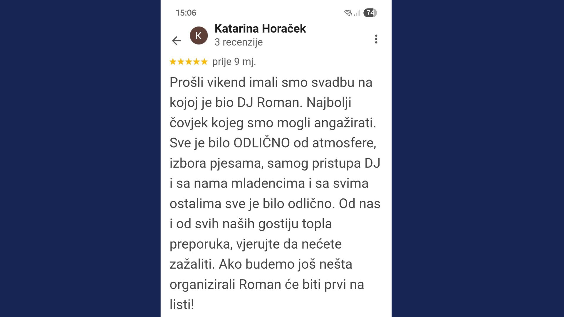 Katarina Horacek - Svadba