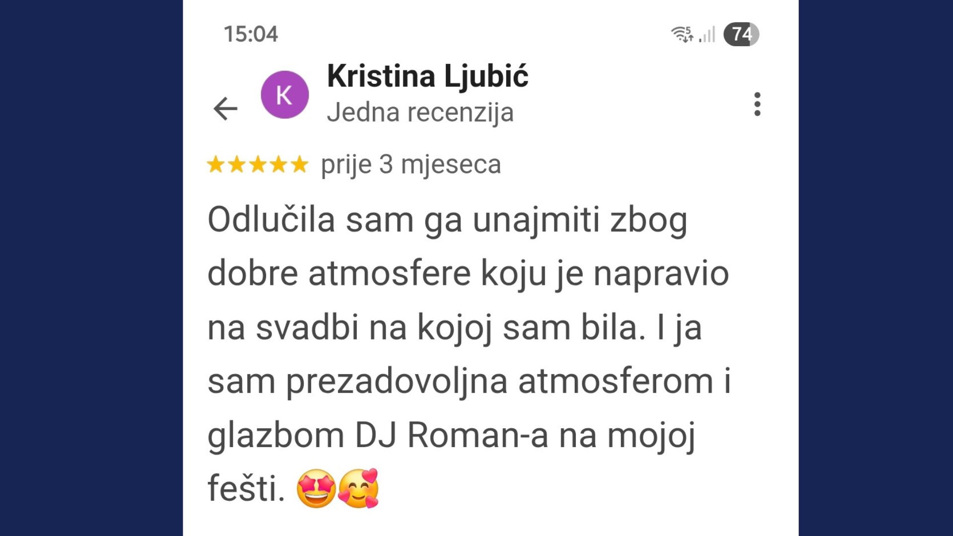 Kristina Ljubic - Rodjendan