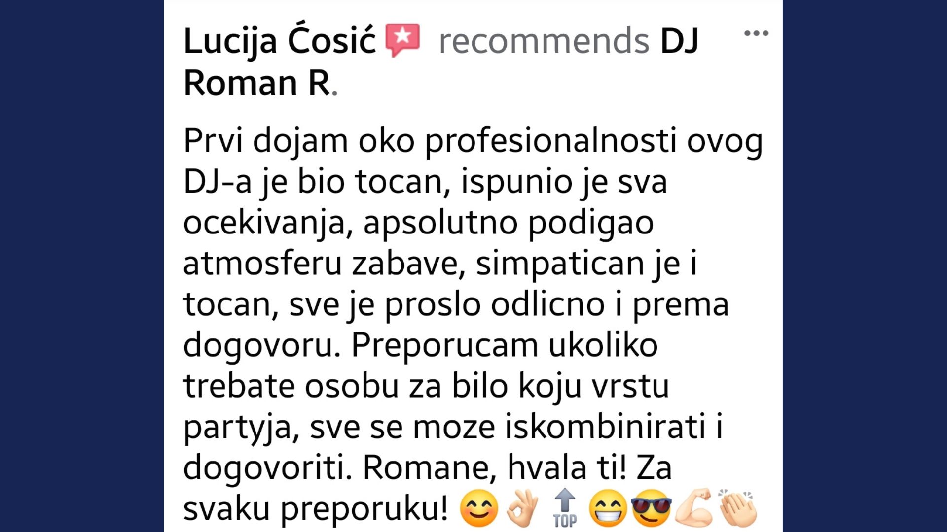 Lucija Cosic - Event