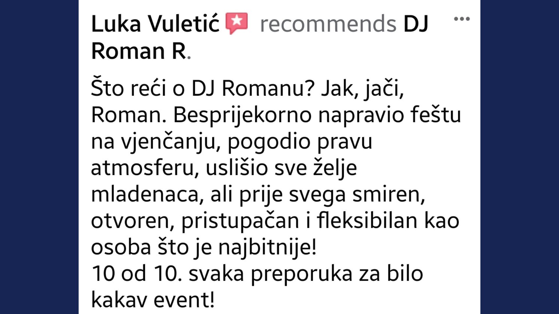 Luka Vuletic - Svadba