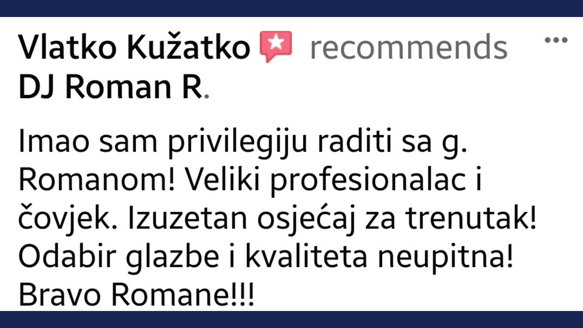 Vlatko Kuzatko - Event